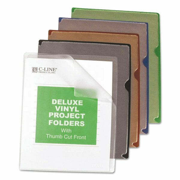 C-Line Products Jacket Folder, Assorted Color, PK35 62150